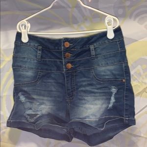 High wasted cowgirl shorts